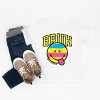 The Juniper Shop SmileyWorld Bruh Paint Drip Distressed Toddler Short Sleeve Tee - 3 of 4