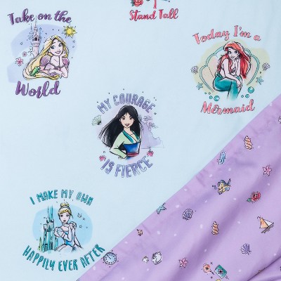Twin Pink Disney Princess Kids' Sheet Set with Pillowcase