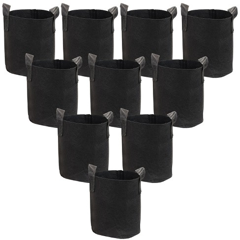 20 gal. Heavy-Duty Nonwoven Fabric Plant Grow Bags with Handles (5-Pack)