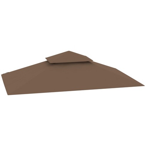 Outsunny Grill Gazebo Canopy Replacement Cover Only, UPF50+ 5' x 8' BBQ Canopy Replacement Cover with Double Tiered Roof - image 1 of 4