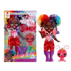 Rainbow High Littles Rainbow Fantasy Fairies + Pet - Astrid, Rainbow 5.5" Small Doll & Butterfly - 1 of 4