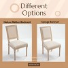 ORRD French Country Dining Chairs (Set of 2) - Upholstered, Square Back, Disassemblable, Beige - 4 of 4