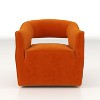 SEYNAR Modern Glam Velvet 360 Degree Swivel Open-Back Accent Armchair Set of 2 - 2 of 4