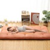 Solid Japanese Floor Mattress Indoor Furniture Living Room Bedroom Futon Mattress, Foldable & Portable Tatami Mat Roll Up Camping Mattress Pad - 2 of 4