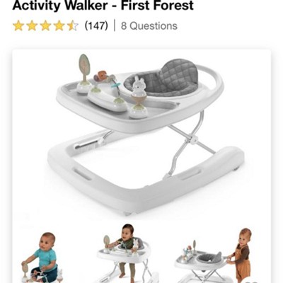 Bright Starts Tiny Trek 2-in-1 Baby Activity Walker - Jungle Vines