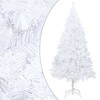 Artificial Pre-lit Christmas Tree with Ball Set White 70.9" PVC - 2 of 4
