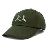 Dalix Heart of Bones Embroidered Cotton Dad Hat Adjustable Baseball Cap Womens - 4 of 4