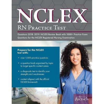 NCLEX-RN Practice Test Questions 2018 - 2019 - by  Nclex Exam Prep Team Description * (Paperback)