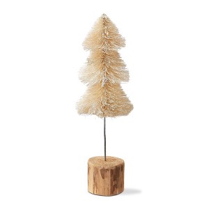 tagltd Sisal Christmas Tree Decorations for Tabletop or Mantel Small Natural 12 inch - 1 of 2