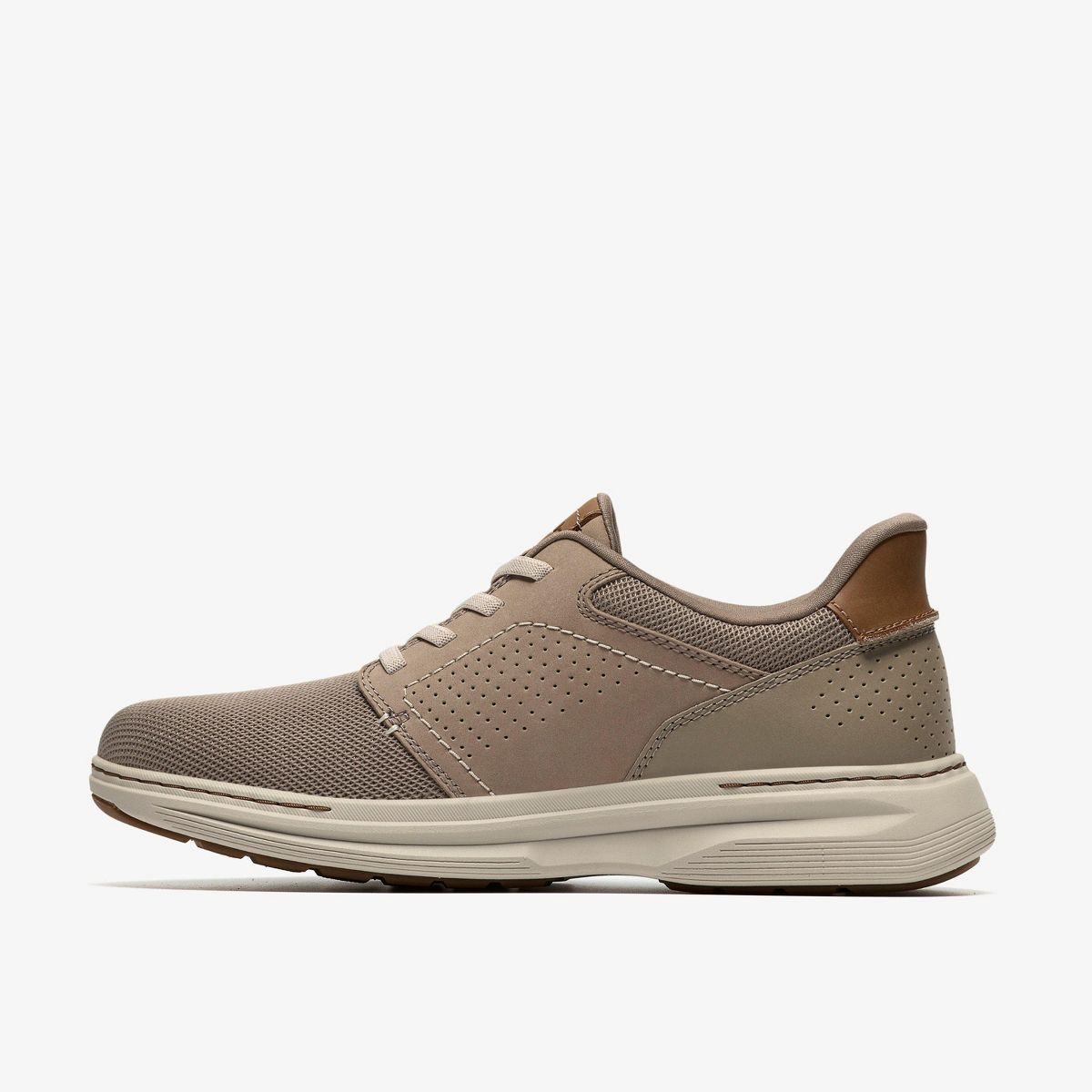 Clarks Mens Craftwell Low Grey Shoes 7.5 Wide - thumbnail 2