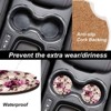 TruAIR Absorbent Ceramic Car Coasters, 2 Pack Cup Holder Inserts - 4 of 4