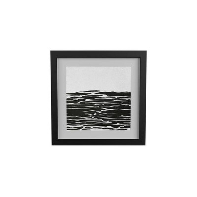 22" x 18" Black Lake Wall Art Black - PTM Images