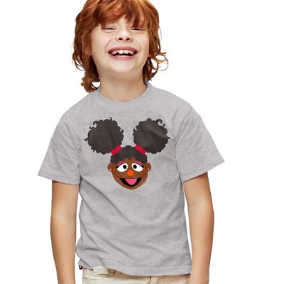 Boys' Short Sleeve Sesame Street Gabrielle Face T-Shirt