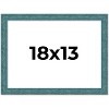 PosterPalooza | Simple Blue Picture Frame - UV Acrylic, Backing Board, Hanging Hardware Included - 2 of 4