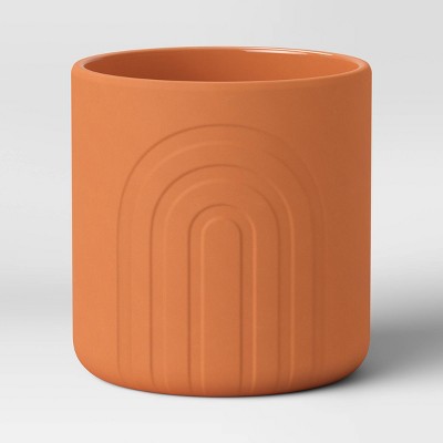 Photo 1 of 6" Oval Indoor/Outdoor Terracotta Planter Red - Project 62™