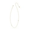 Kendra Scott 14K Gold Over Brass Mini "I" Initial Pendant Necklace - Gold - 2 of 3