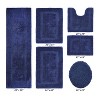 Lux Premium 100% Cotton Tufted Solid Reversible 6 PC Bath Rug Set – Ultra-Soft, Water-Absorbent, Durable, Machine Washable Bathroom Rug - 2 of 4