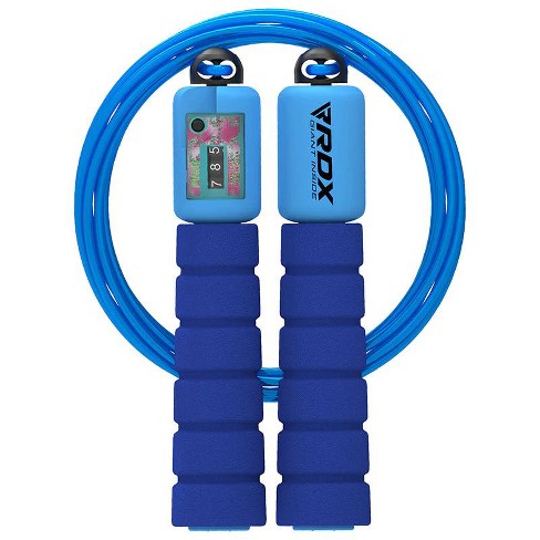 Rdx Sports Kids Counter Jump Rope Fun Fitness For Young Champions Adjustable Length Durable Build Ideal For Exercise Play Blue Target