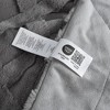 Cozy Bliss Jacquard Cable Knit Throw Blanket, Soft Plush Faux Fur Throw Blanket for Couch, Sofa, Bed, Living Room, Bedroom - 3 of 4