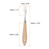 Unique Bargains Stainless Steel Flexible Pointy Wood Handle Painting Mixing Knife 4 Pcs - 2 of 4
