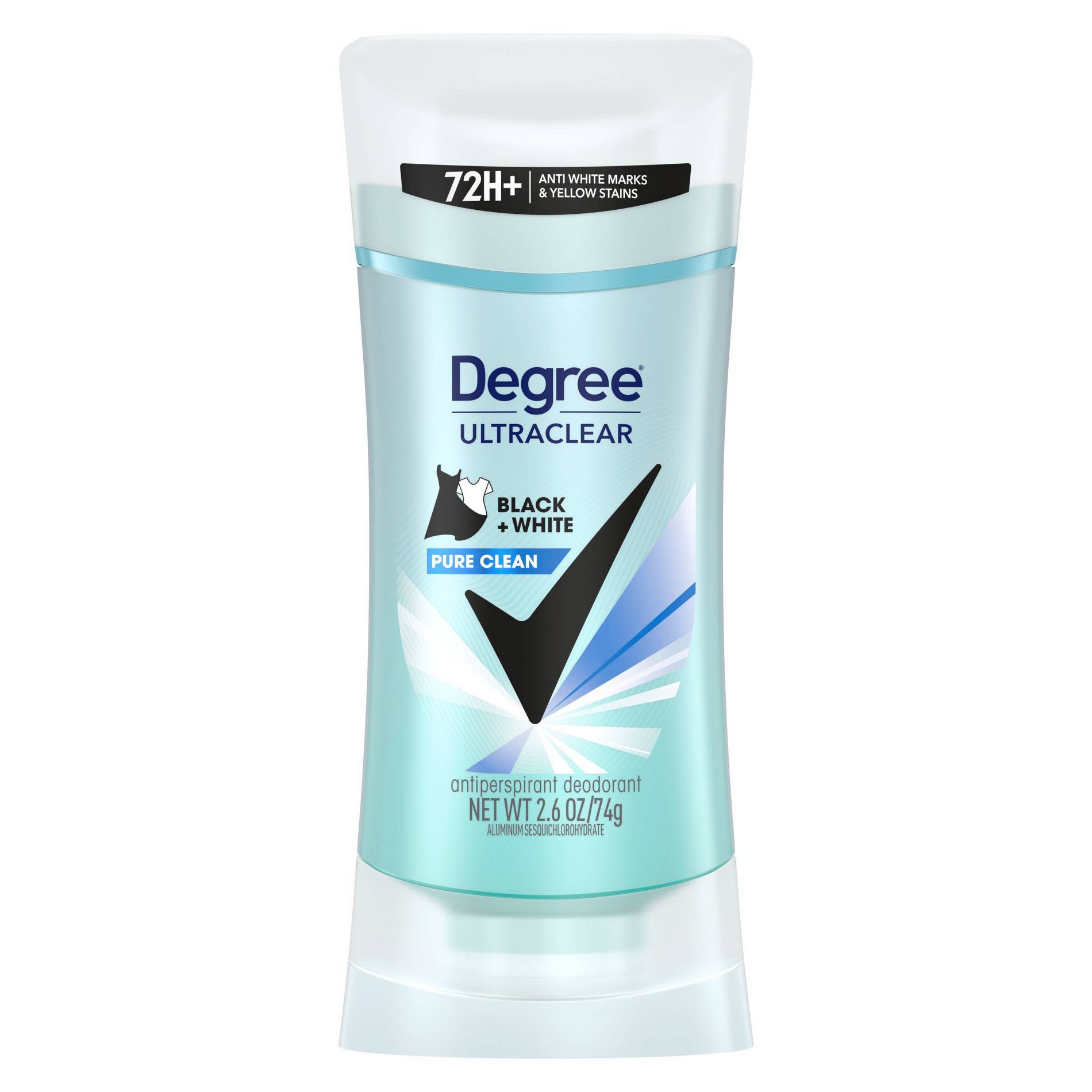 Degree Ultra Clear Pure Clean Solid Antiperspirant & Deodorant - 2.6oz