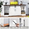 Jojoka Farmhouse TV Stand for 65 Inch TV, Entertainment Center TV Media Console Table - 4 of 4