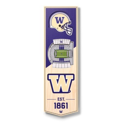 NCAA Washington Huskies 6"x19" Stadium Banner