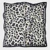 Women's Leopard Pattern Scarf - A New Day™ Black/White - 2 of 3