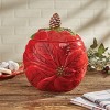 Park Designs Poinsettia Pine Cookie Jar - 2 of 3