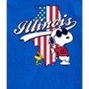 Boys' - Peanuts - Illinois American Flag Snoopy And Woodstock Short Sleeve Graphic T-Shirt - 2 of 4