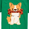 Boys' - Instant Message - Corgi With Polka Dot Bone Short Sleeve Graphic T-Shirt - 2 of 4