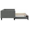 vidaXL Modern Daybed with Trundle - Sleep or Lounge with This Versatile Sofa Bed - Dark Gray Upholstery for Contemporary Home Decor - 3 of 4