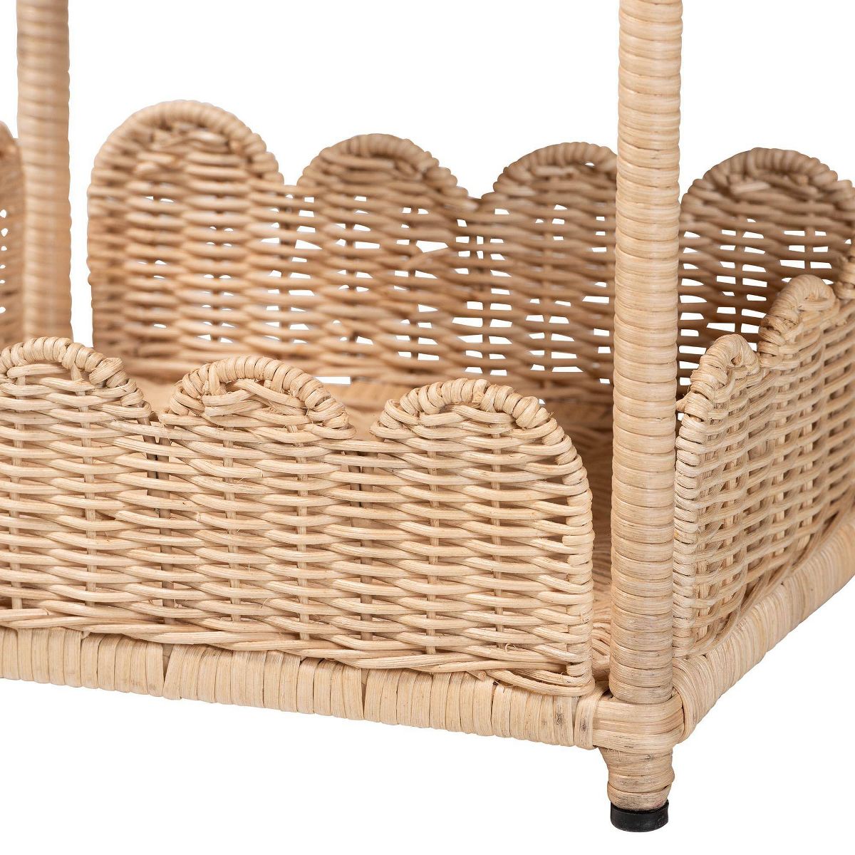 bali & pari Brooks Natural Rattan 3-Tier Storage Shelf Natural Brown - thumbnail 5