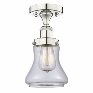 Bellmont - 1 Light Semi-Flush Mount In Industrial Style-8.25 Inches Tall and 6.5 Inches Wide - 1 of 1