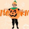 Joyfy Halloween Pumpkin Costume with Basket for Kids Boys Girls, Halloween Dress Up Pumpkin Party Hood Outfit for Children - 4 of 4