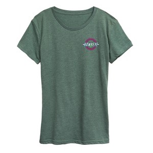 Women's - Marvel - Hawkeye Circle Logo Short Sleeve Graphic T-Shirt - 1 of 4