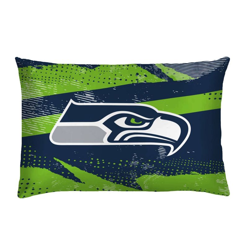 NFL Seattle Seahawks Slanted Stripe Twin Bed in a Bag Set - 4pc, 3 of 4