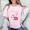 Simply Sage Market Women's Indiana Flower Colorful Short Sleeve Graphic Tee - 2 of 3
