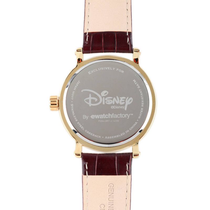 Men&#39;s Disney Mickey Mouse Vintage Articulating Watch with Alloy Case - Brown, 4 of 6