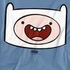 Adventure Time Finn Head Kids T Shirt For Youth, Carolina Blue - 2 of 3