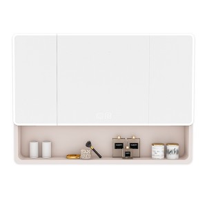 Cesicia 35 x 28 Inches Medicine Cabinet white with 3 Colors LED Light and Defogging Function - 1 of 4