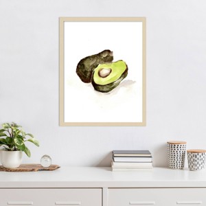 Amanti Art Veggie Sketch Avocado by Marcy Chapman Framed Wall Art Print - 1 of 4