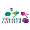 Toy Time 27-Piece Kids Pretend Play Dish Set With Dish Drainer and Tableware Settings - 4 of 4