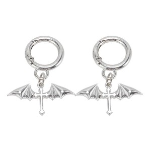 Unique Bargains Winged Cross Shape Shoelace Charms 1 Pair - 1 of 4