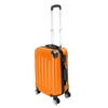 Hynes Eagle 3-in-1 Portable ABS Trolley Case 20" / 24" / 28" Orange - 4 of 4