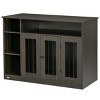 Dog Crate Furniture with Adjustable Shelf,Indoor Pet Kennel End Table with Storage,TV Stand for Dogs up to 55 lbs–LAOTIES - 4 of 4