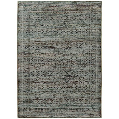 Oriental Weavers Andorra 7127A Blue/ Purple Indoor Area Rug - 3'3" x 5'2"