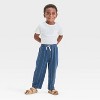 Grayson Mini Toddler Boys' Ribbed Pull-On Pants - Blue - 3 of 3