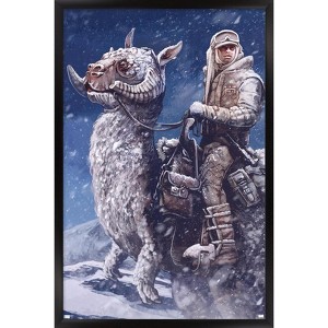 Trends International Star Wars: The Empire Strikes Back By AJ Frena Framed Wall Poster Prints - 1 of 4