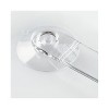 Bathroom Shower Door, Window and Mirror Squeegee with Suction Storage Hook - 12", Clear - 3 of 4